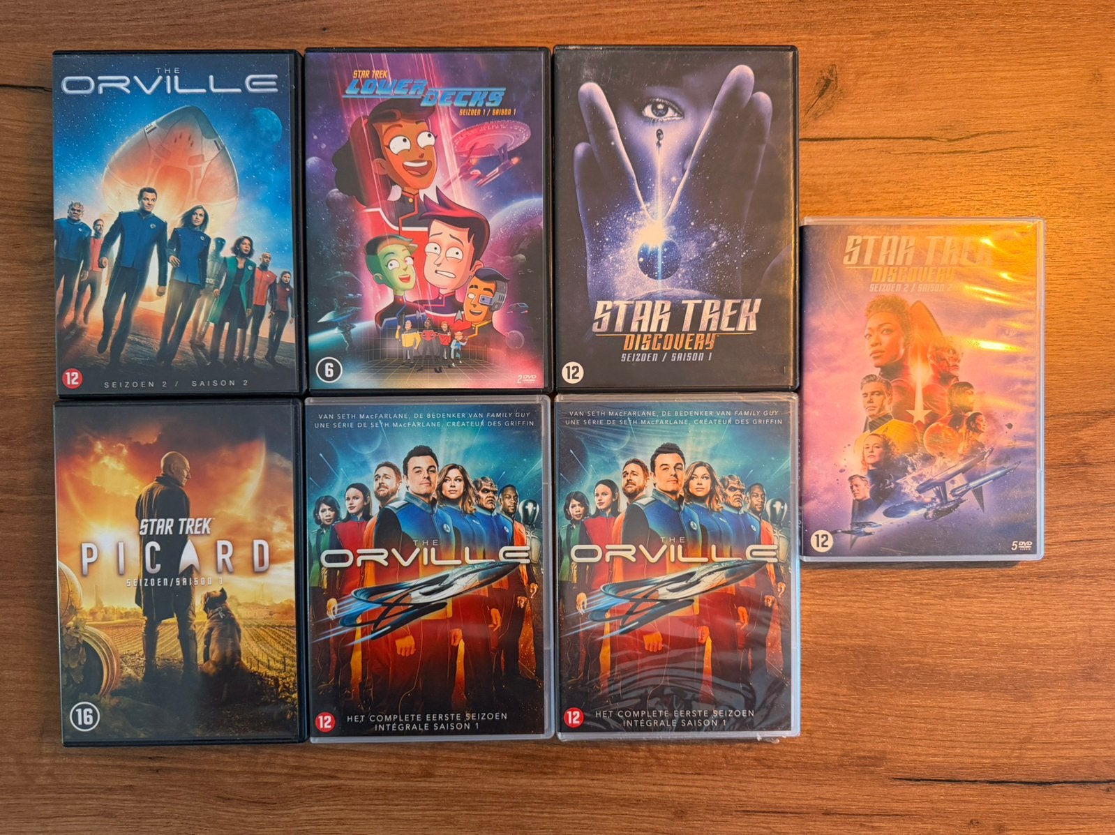 Star Trek Collectie DVD Orville,Picard,LowerDecks,Discovery, Ophalen, Zo goed als nieuw