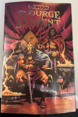 Conan: Scourge of the Serpent #1 Foil Cover (Titan Comics), Eén comic, Amerika, Nieuw, Ophalen of Verzenden