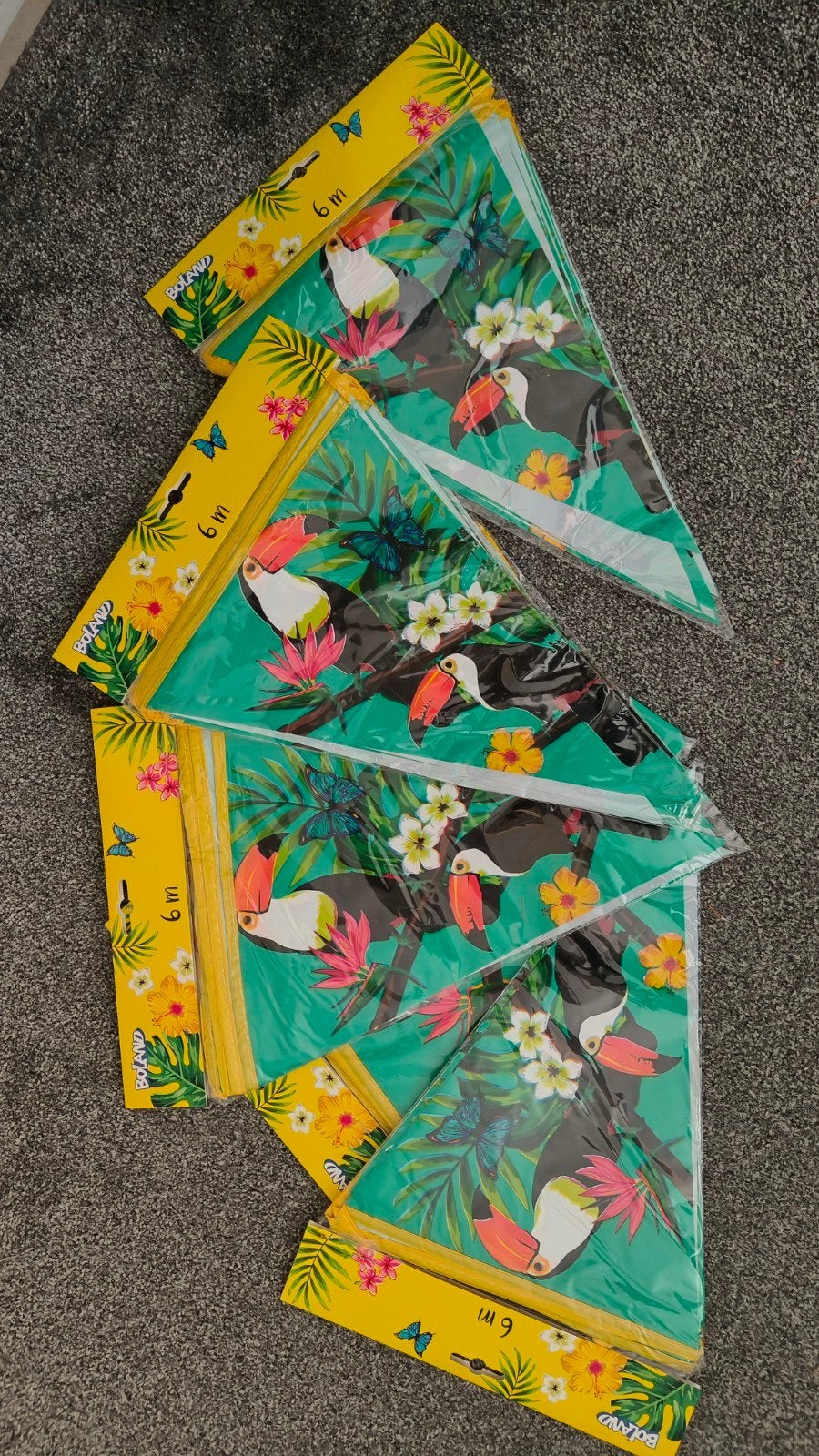 versiering oerwoud/jungle/tropical party!

4 zilver, Ophalen of Verzenden, Nieuw, Versiering
