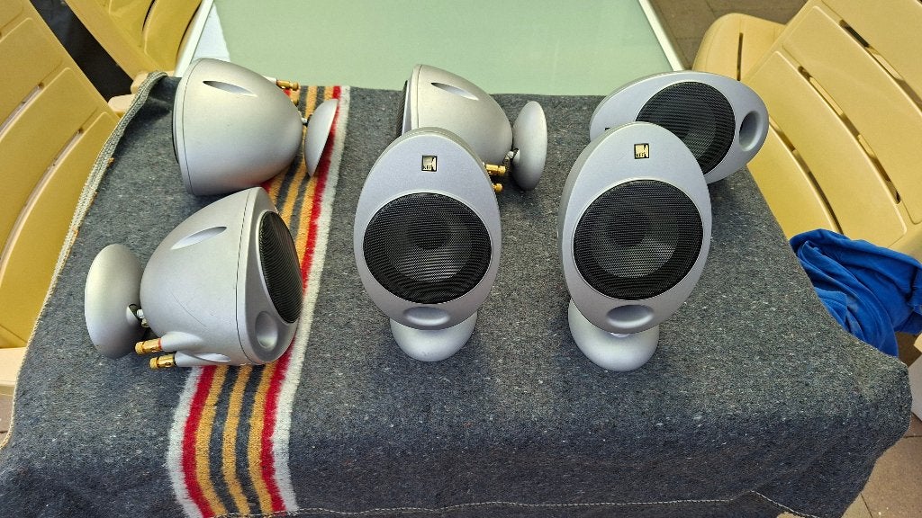 KEF  Surround Speakers, Audio, Tv en Foto, Luidsprekers, Ophalen of Verzenden, Gebruikt, 60 tot 120 watt, Overige merken