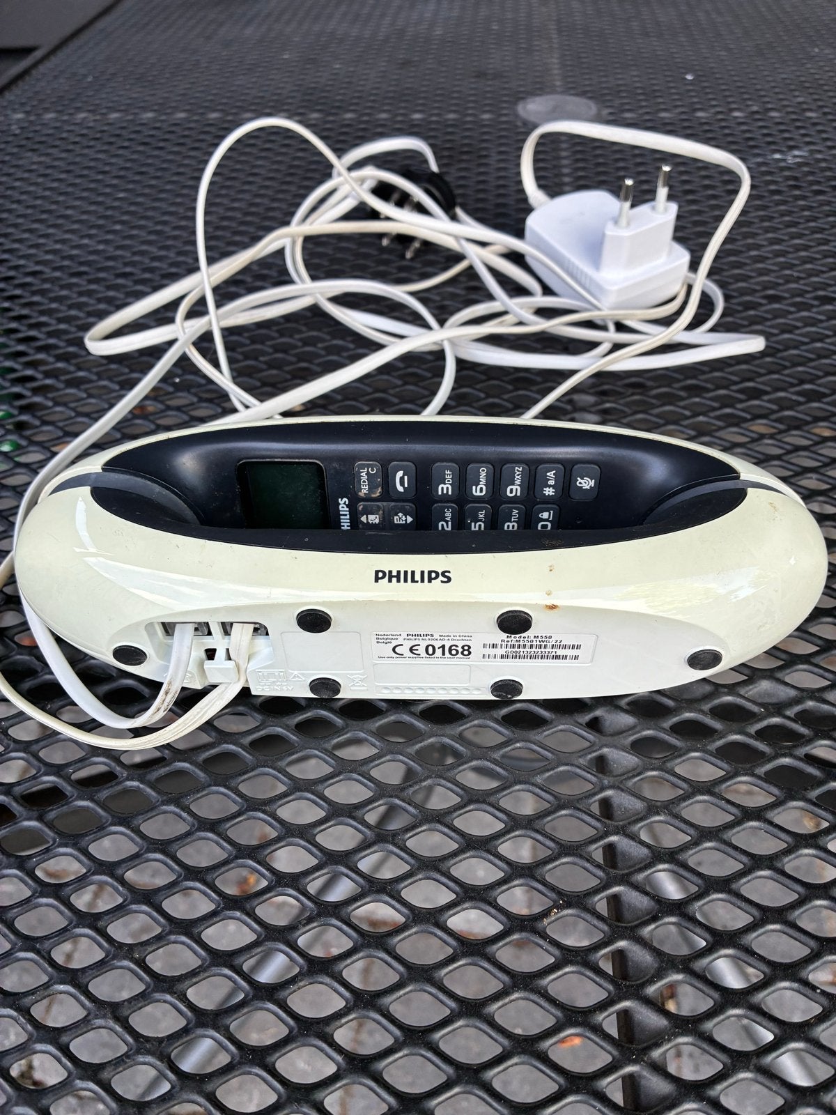 Philips M550 draadloze telefoon met basisstation, Ophalen of Verzenden, Gebruikt, 1 handset