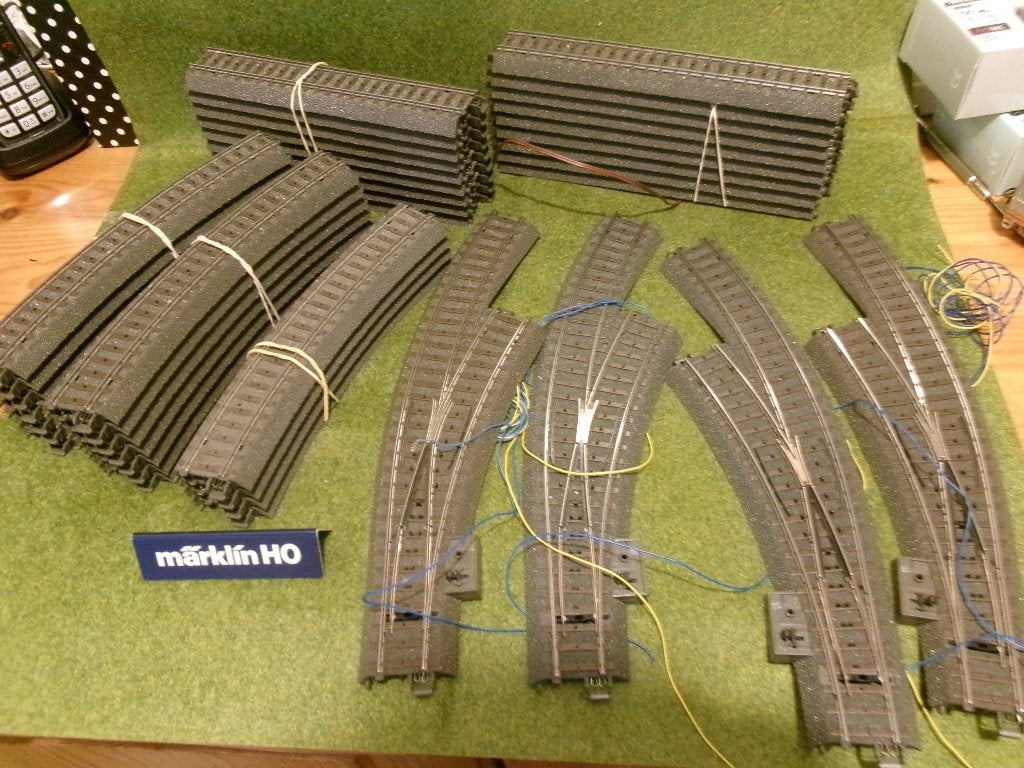 Marklin C Rails 24188 24172 24671 Verzenden kan, Hobby en Vrije tijd, Modeltreinen | H0, Ophalen, Wisselstroom, Rails, Zo goed als nieuw