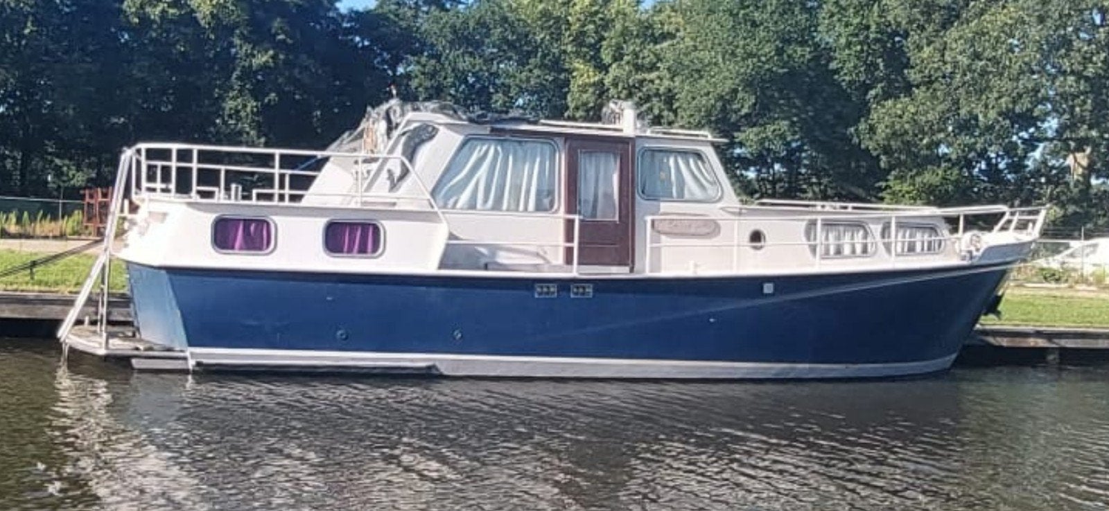 Stalen Motorjacht - Opknapper met Potentie, Watersport en Boten, Overige merken, Gebruikt, 11 m, Binnenboordmotor