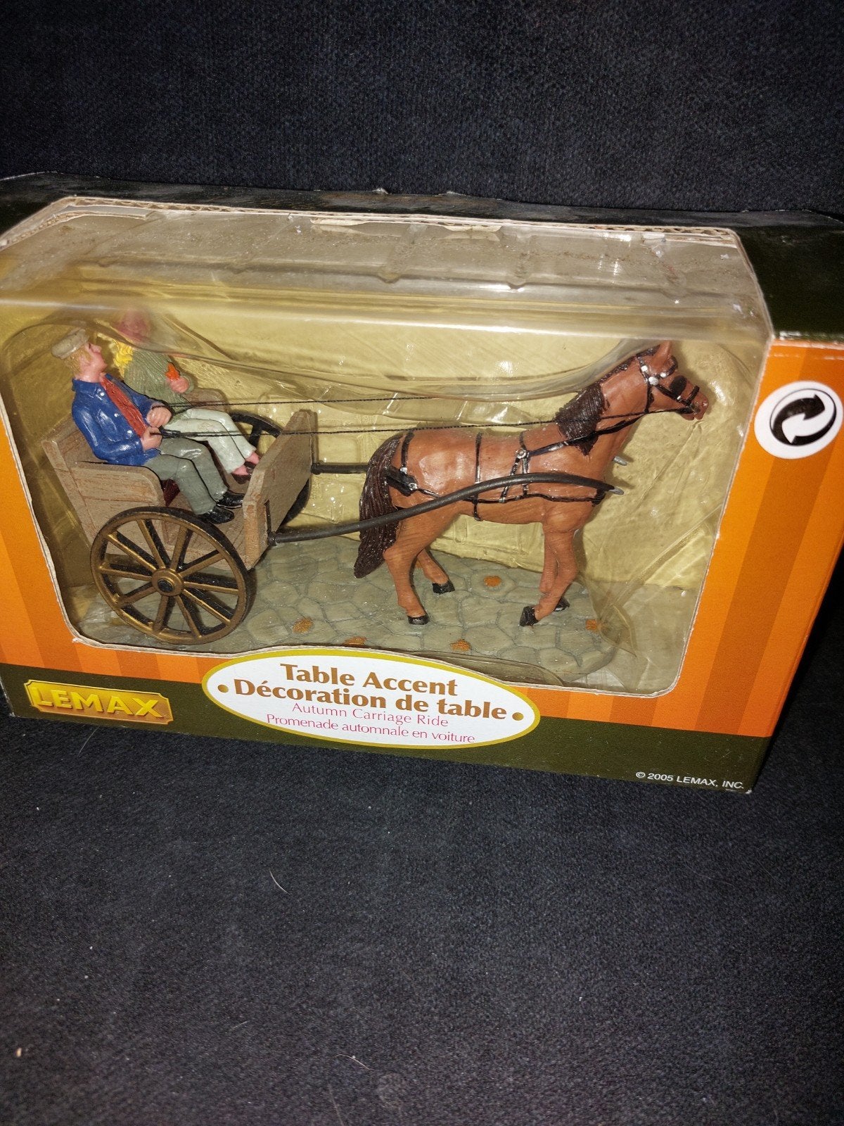 Te Koop: Lemax paarden koetsen, Ophalen of Verzenden, Zo goed als nieuw