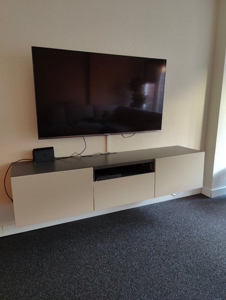 IKEA BESTA TV Meubel, Ophalen, Gebruikt, 150 tot 200 cm, Overige materialen