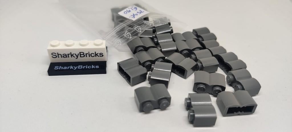 Lego Palisade Brick 1x2 Donkergrijs per 25 stuks (Nieuw), Kinderen en Baby's, Speelgoed | Duplo en Lego, Nieuw, Lego, Losse stenen