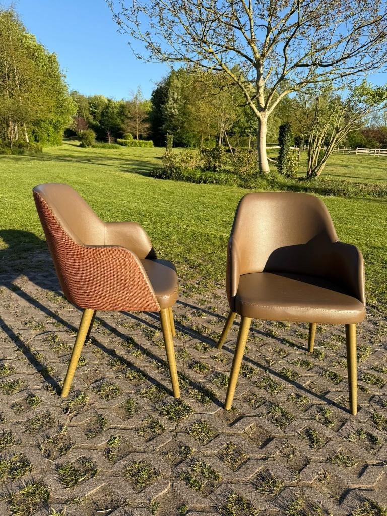 eetkamer stoelen, Ophalen, Gebruikt, Twee, Bruin