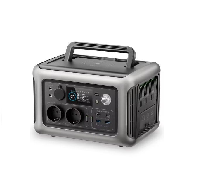 Powerstation 600W Allpowers 299Wh Noodpakket Thuisbatterij, Ophalen of Verzenden, Nieuw