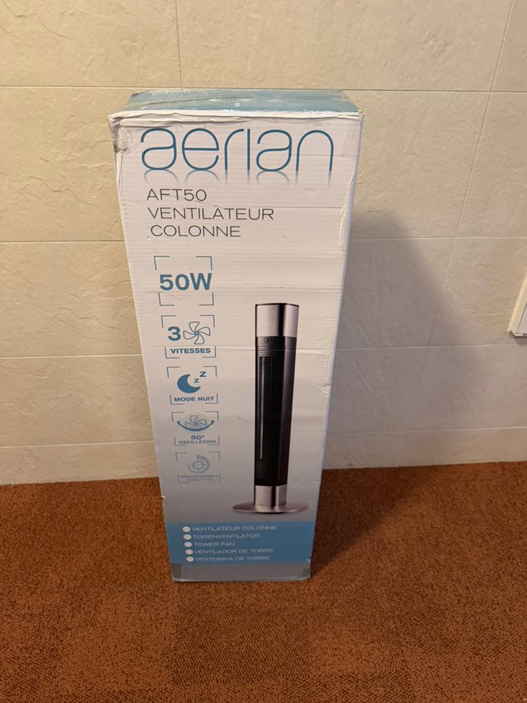 Toren ventilator Aerian, Ophalen, Ventilator met afstandsbediening, Gebruikt, Torenventilator