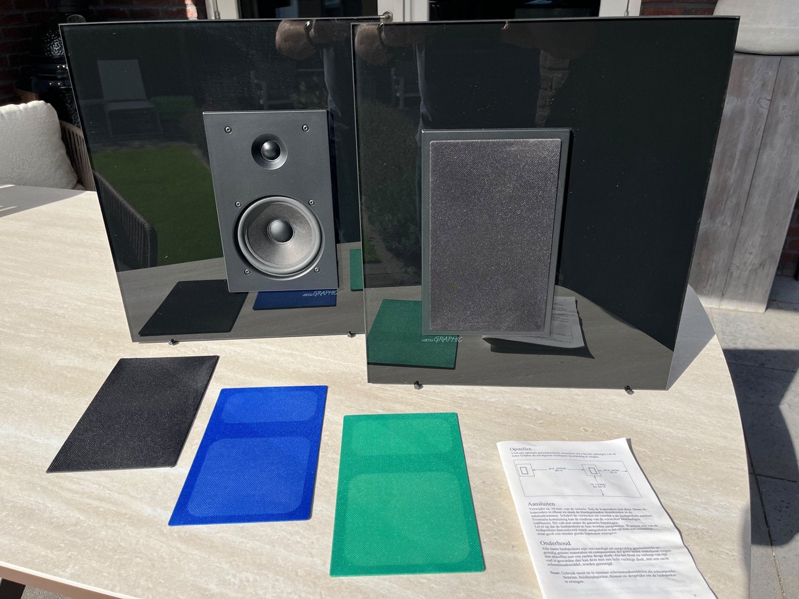 Jamo Graphic Luidsprekerset - Compact en Stijlvol, Audio, Tv en Foto, Ophalen, Gebruikt, Speakerset, Minder dan 60 watt