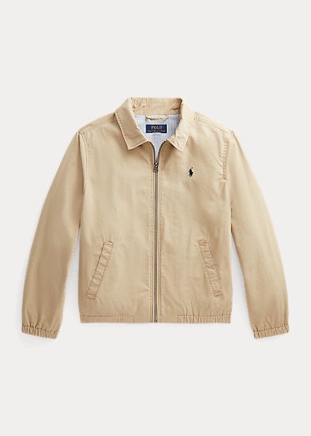 Kind baby Ralph Lauren jacket jas khaki katoen creme 104 110, Ophalen of Verzenden, Zo goed als nieuw, Jongen, Ralph Lauren
