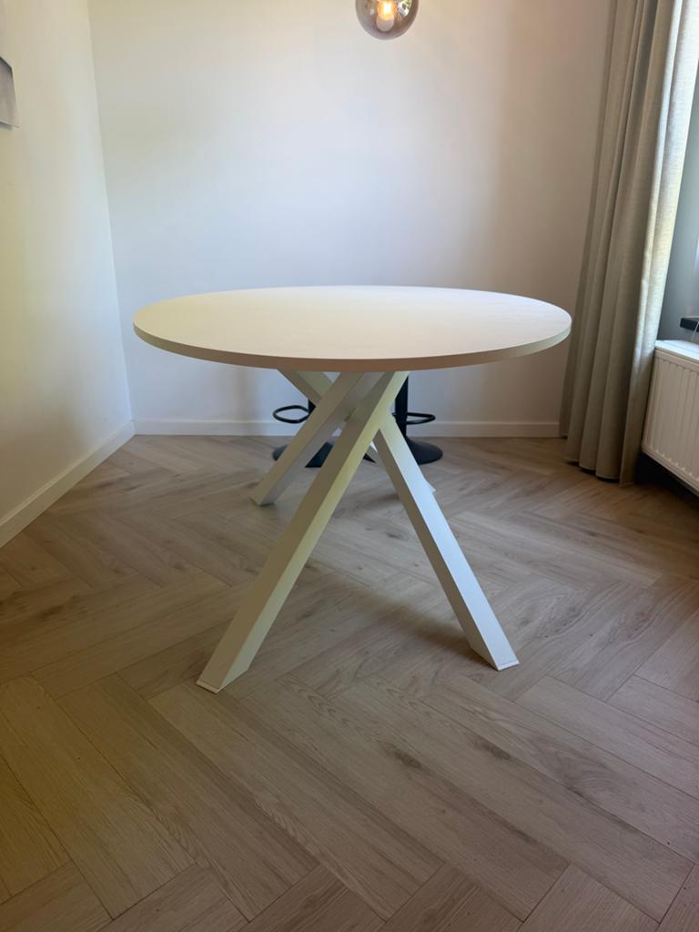 IKEA Ovale Eettafel - Zo goed als nieuw (180x100x75cm), Ophalen, 100 tot 150 cm, Zo goed als nieuw, 150 tot 200 cm