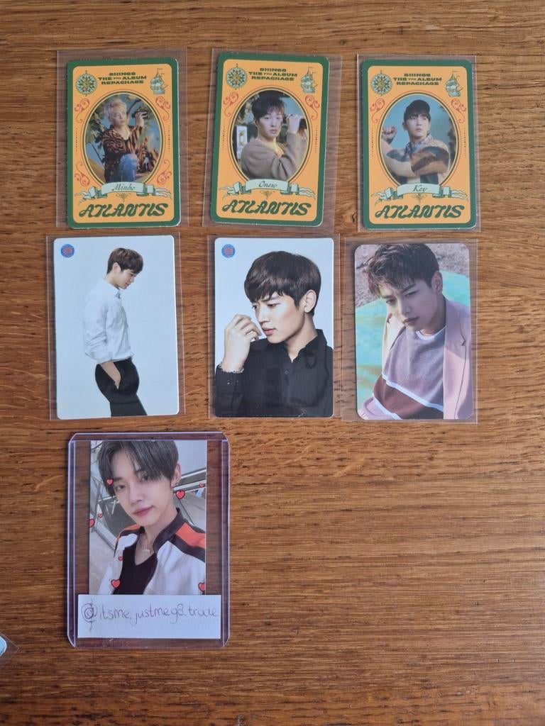 Shinee Photocards, Ophalen of Verzenden, Zo goed als nieuw, Foto of Kaart