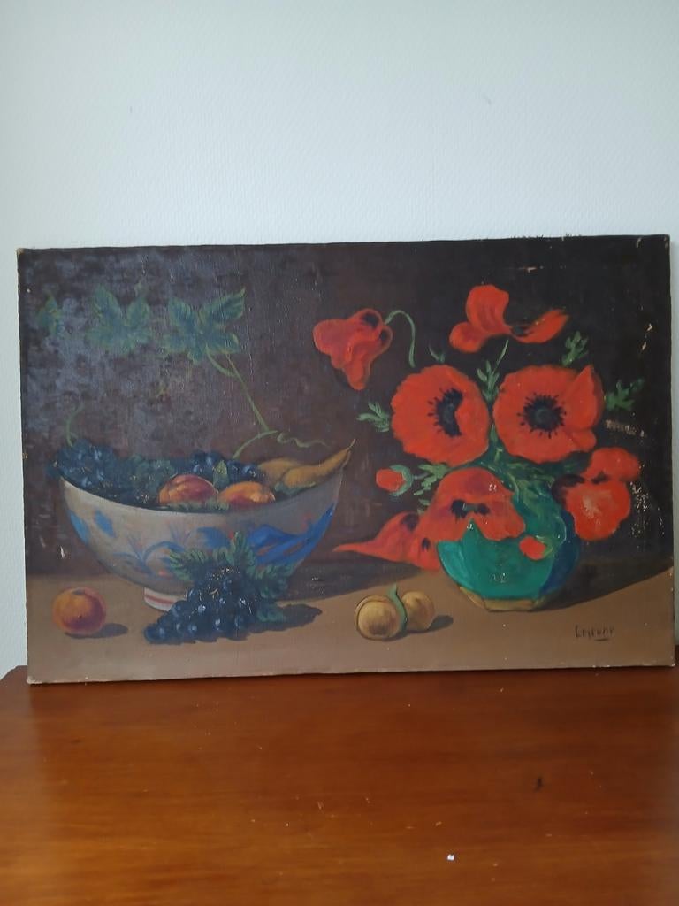 Stilleven  schilderij, Ophalen of Verzenden