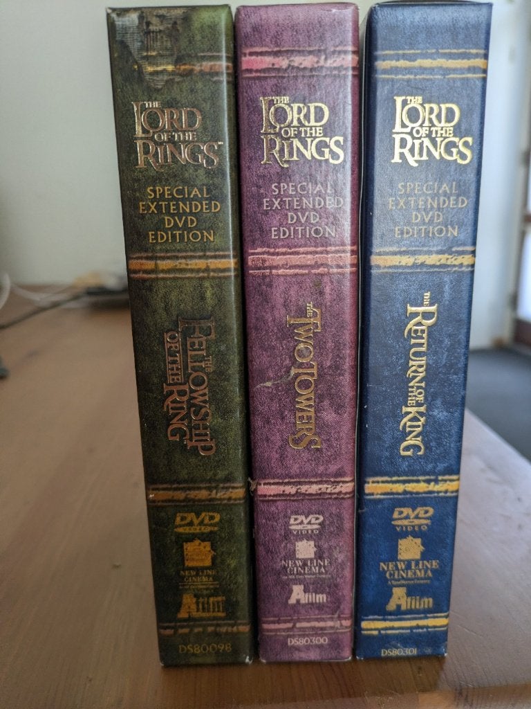 Lord of the Rings Extended Trilogy 12 DVD, Ophalen, Gebruikt, Overige typen