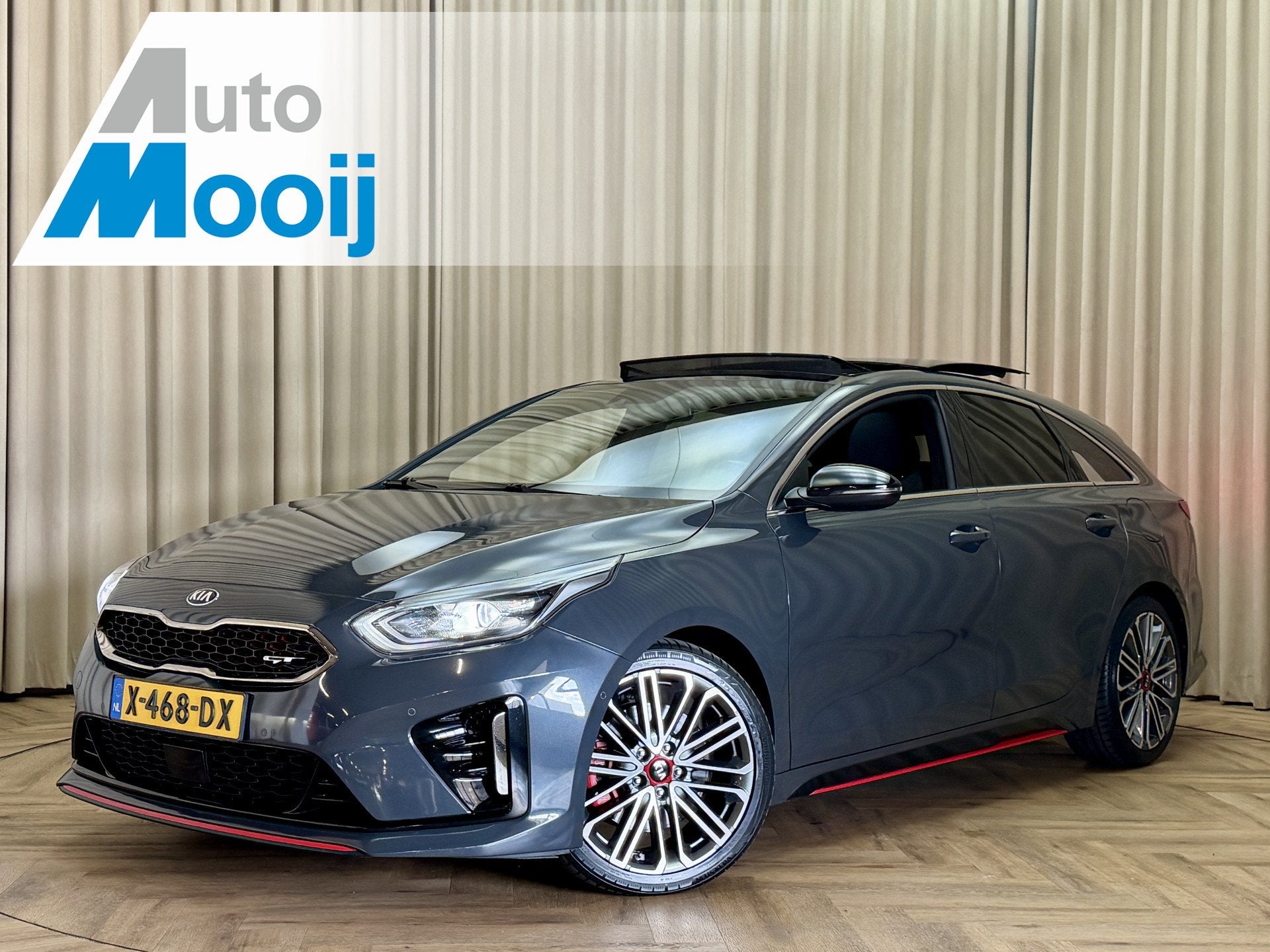 Kia ProCeed 1.6 T-GDI GT *Panoramadak* Digital Cockpit / JBL, 15 km/l, Gebruikt, Adaptive Cruise Control, Grijs