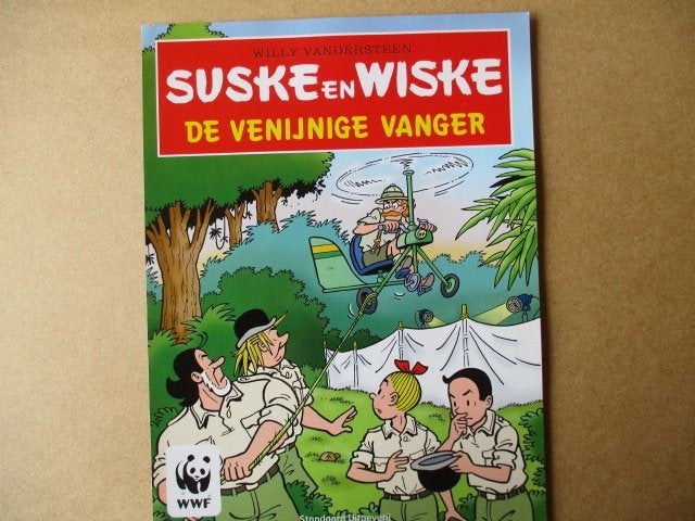 adv10389 suske en wiske reclame plaatje 3, Ophalen, Suske en Wiske, Gebruikt, Overige typen