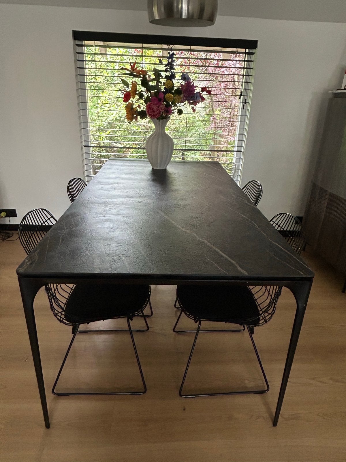 Dyyk Eettafel Noir Desire 200x100cm - Zo goed als nieuw, Huis en Inrichting, 100 tot 150 cm, Ophalen of Verzenden, Zo goed als nieuw