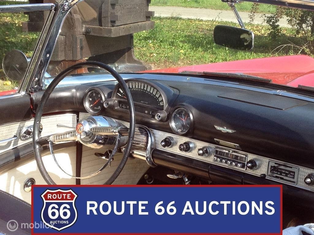 Ford Thunderbird | 1955 | Route 66 Auctions, Overige carrosserieën, Zwart, Bedrijf, Handgeschakeld