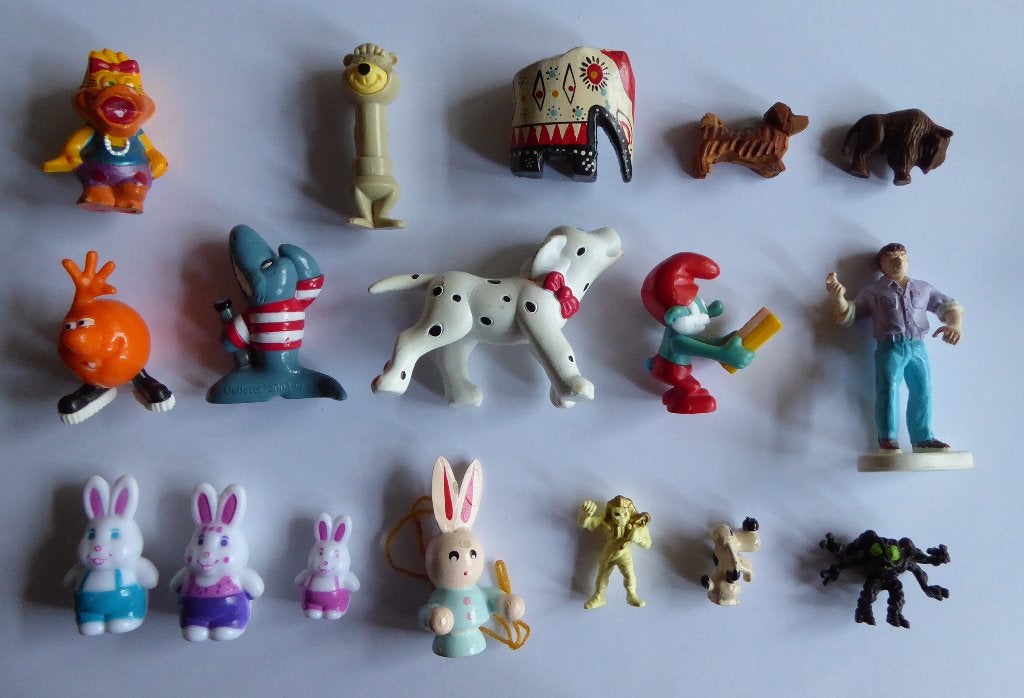 11 diertjes, poppetjes, figuurtjes, Ophalen of Verzenden, Gebruikt, Overige typen