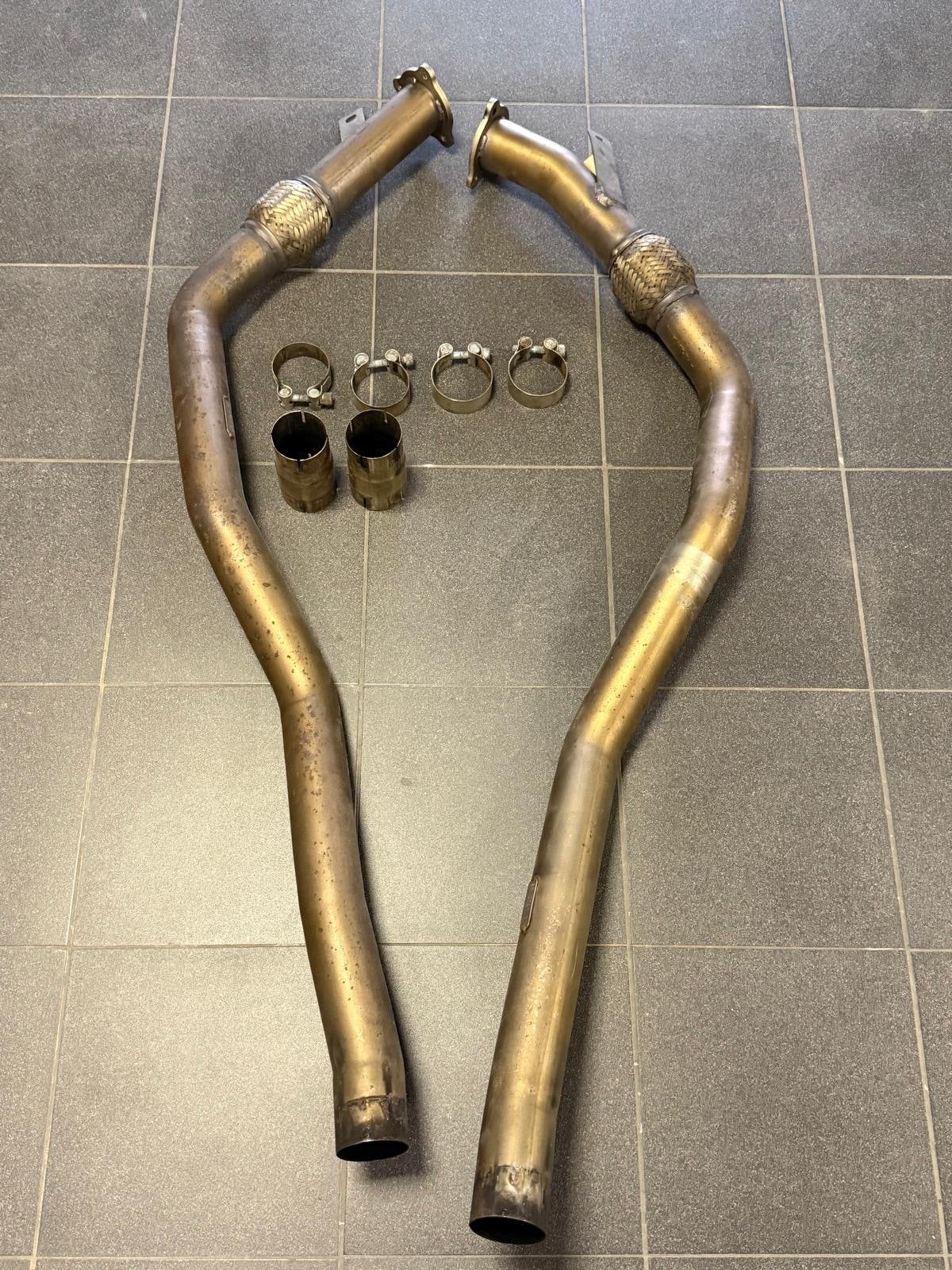 Audi RS4 B9 demper vervangers midpipes, Ophalen of Verzenden, Gebruikt, Audi