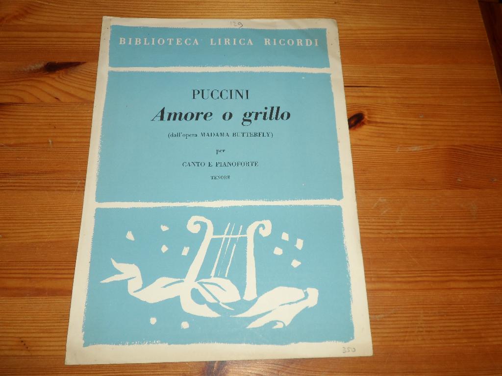 G. Puccini - madame butterfly / tosca / la boheme, Muziek en Instrumenten, Bladmuziek, Zang, Gebruikt, Klassiek, Ophalen of Verzenden