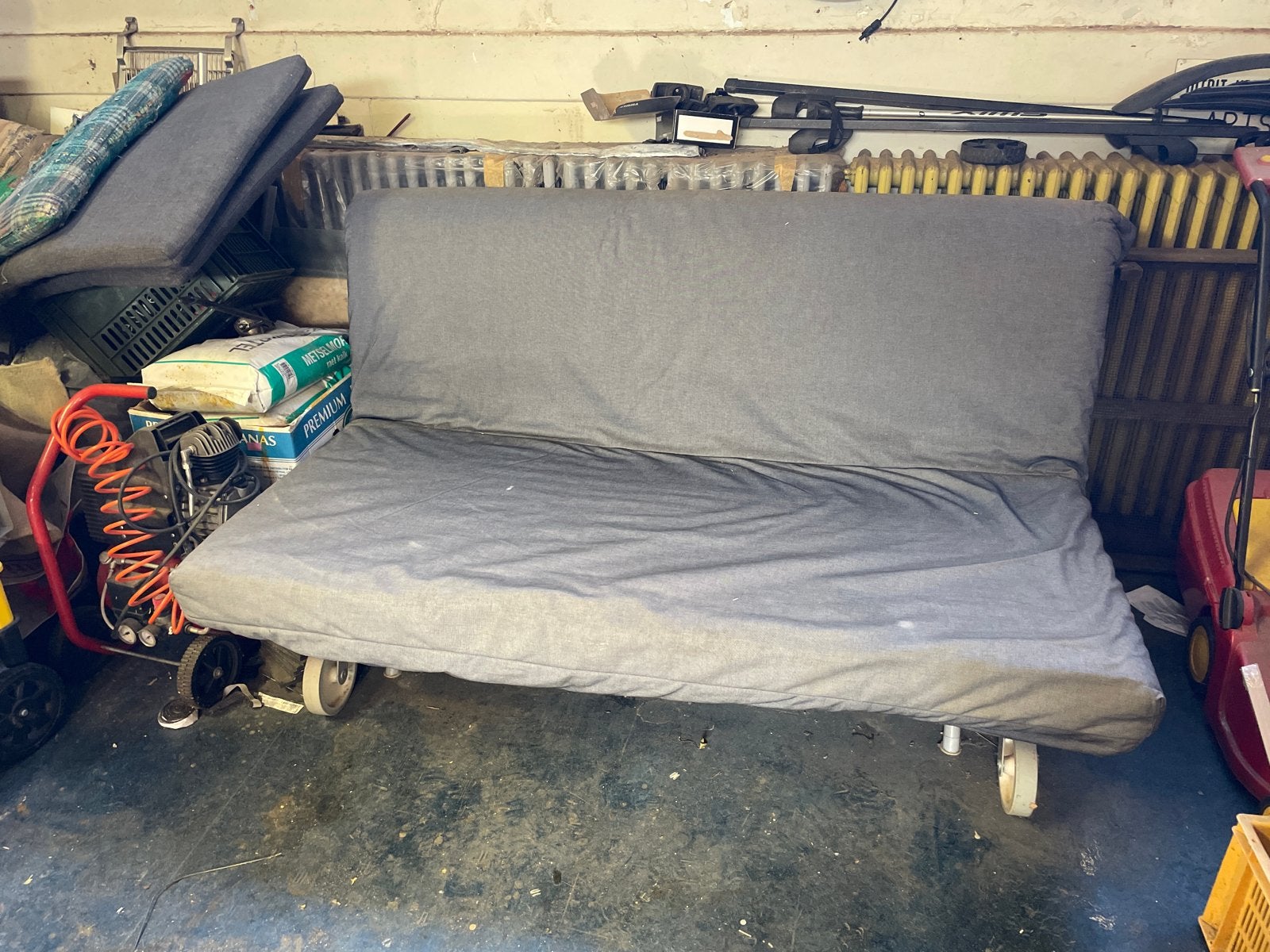 IKEA PS BÄDDSOFFA slaapbank - 206x160 cm, Ophalen, Gebruikt, Tweepersoons, 200 cm
