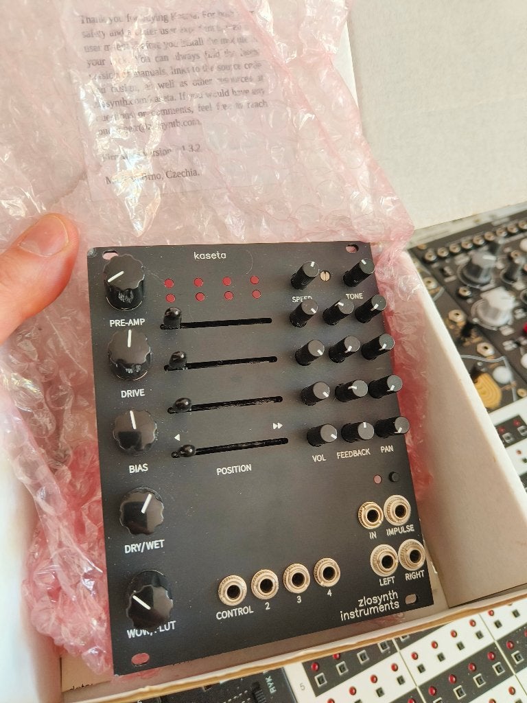 Zlosynth Kaseta eurorack tape delay, Muziek en Instrumenten, Synthesizers, Ophalen of Verzenden, Gebruikt, Overige aantallen, Overige merken