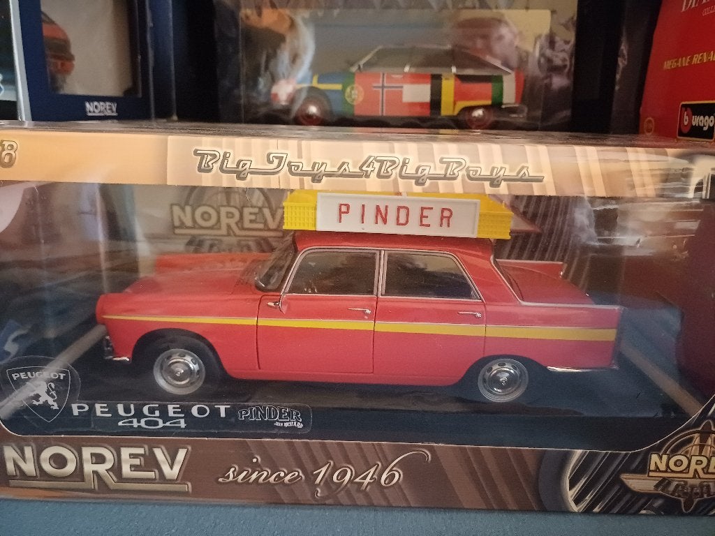 Peugeot 404 Pinder Cirque Jean Richard 1966 Norev NIEUW OVP!, Ophalen of Verzenden, Nieuw, Auto, Norev