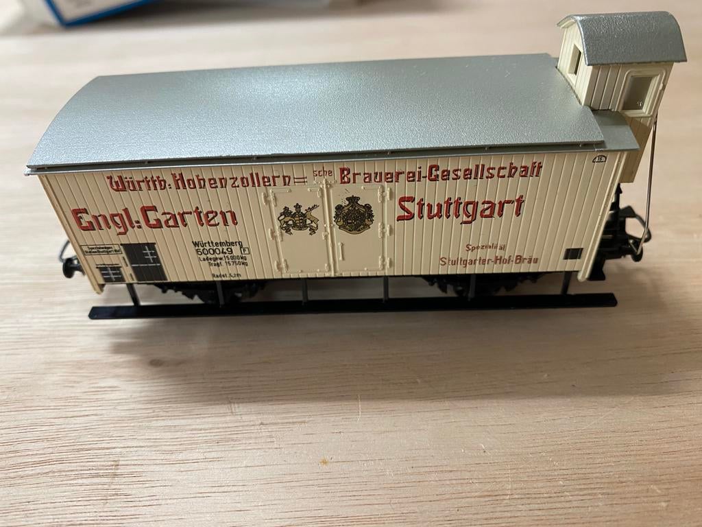 Z.g.a.n. Bierwagen van Marklin HO, Ophalen of Verzenden, Zo goed als nieuw, Wisselstroom, Märklin
