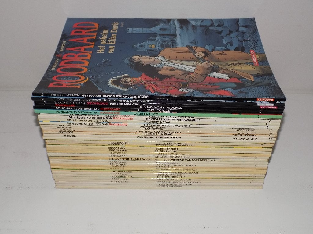 Roodbaard ~ Complete serie 1 t/m 34, Complete serie of reeks, Ophalen of Verzenden, Gelezen
