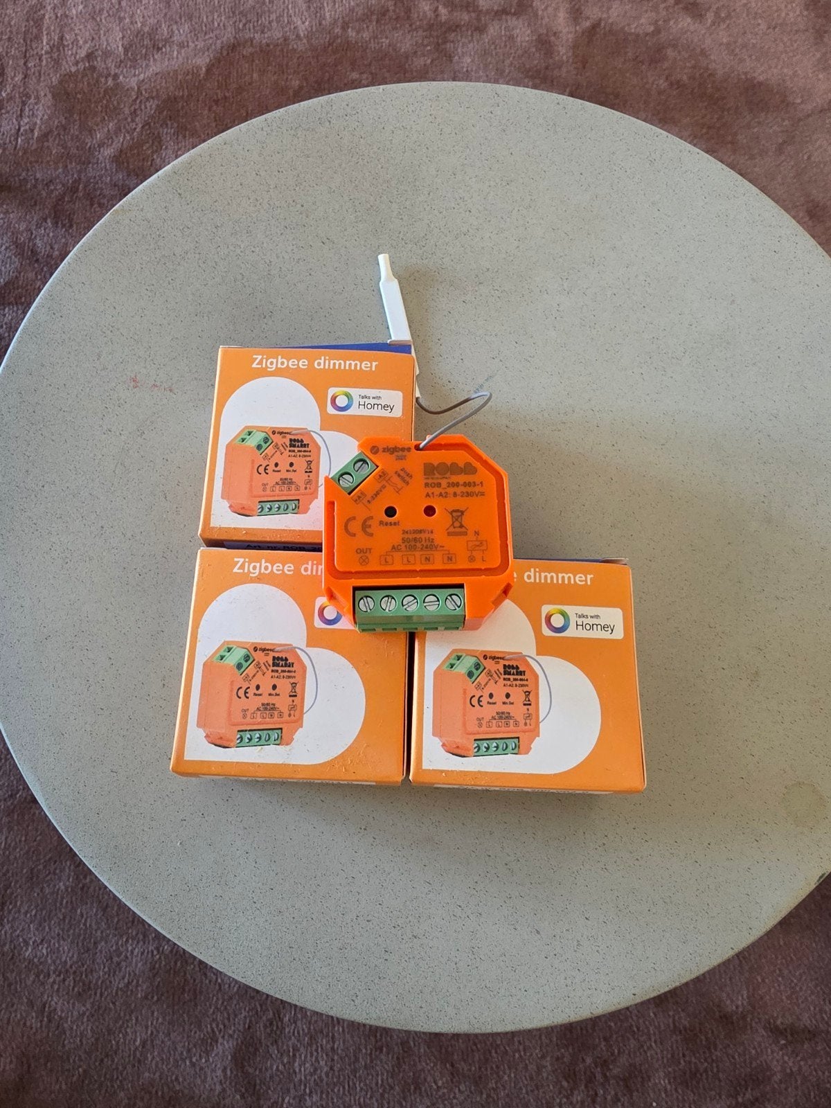 Robbshop Zigbee Dimmer 5x - Nieuw in doos 3/5, Doe-het-zelf en Verbouw, Elektra en Kabels, Ophalen, Nieuw, Overige merken, Dimmer