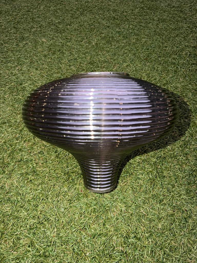 Hanglamp Lumidora 74042 Napels - Platte, Ronde Vorm, Ophalen, Gebruikt, Minder dan 50 cm, Glas
