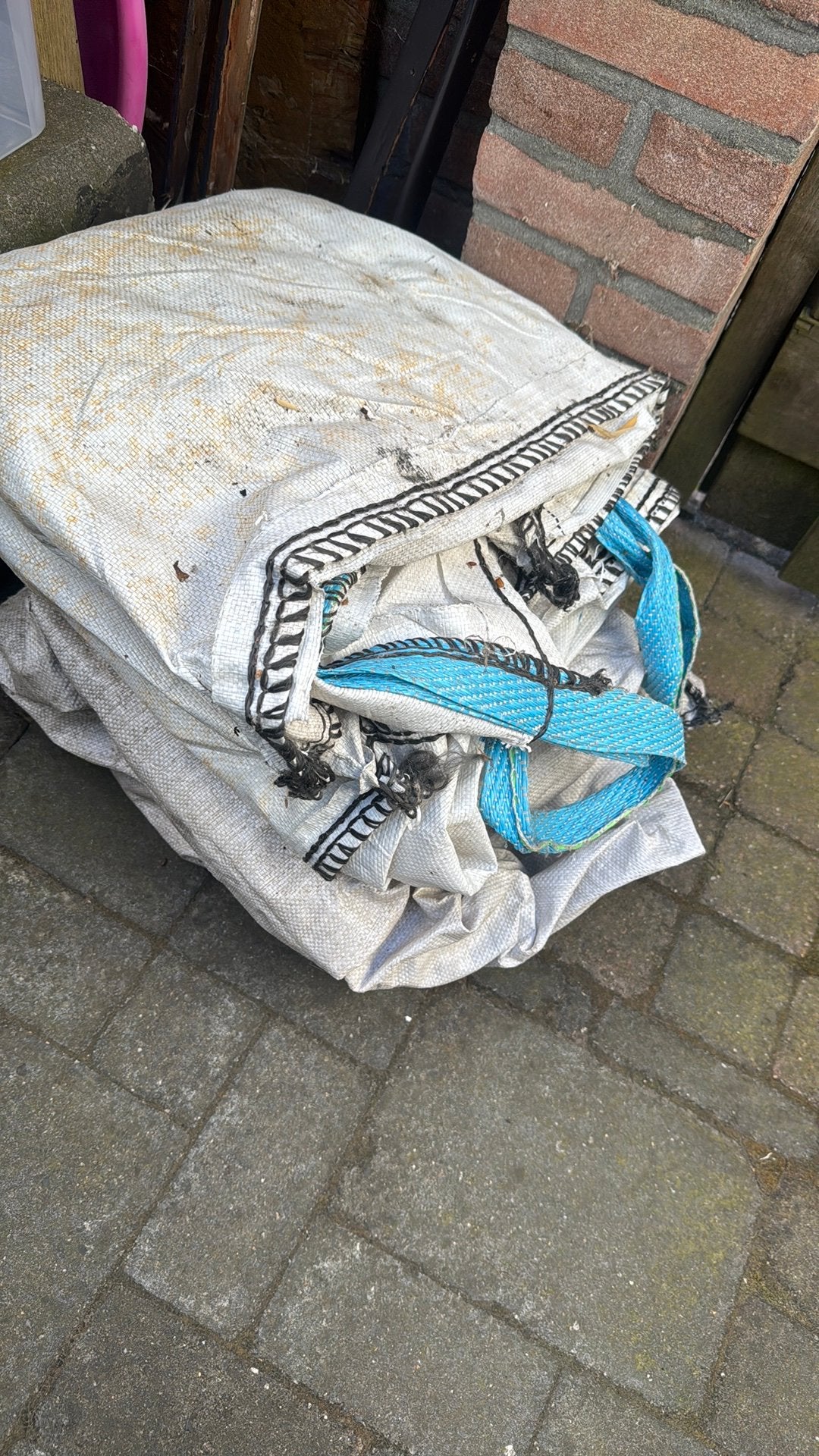 Twee bigbags gratis af te halen, Doe-het-zelf en Verbouw, Ophalen, Gebruikt, Overige typen