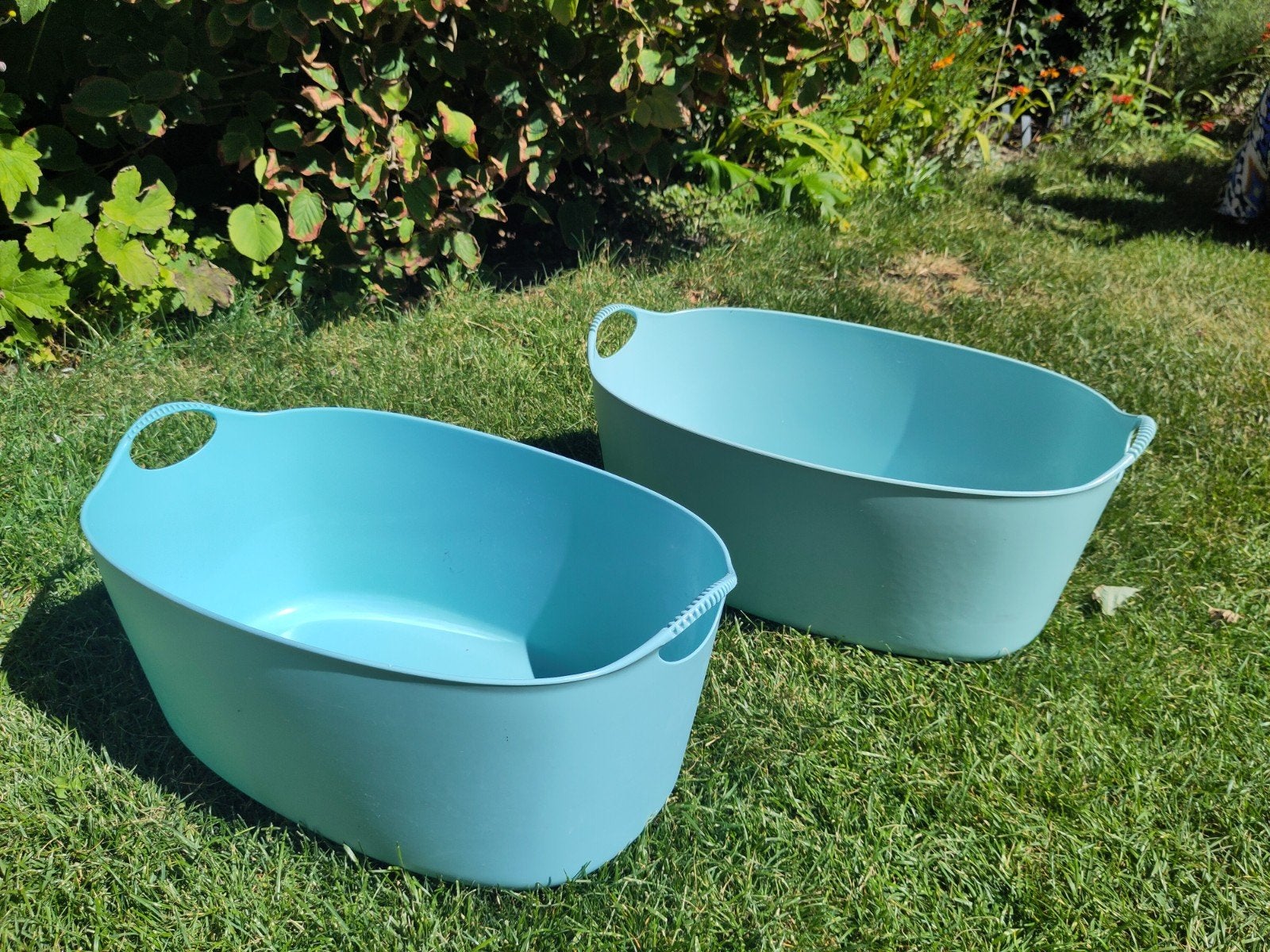 wasmand ikea, Ophalen, Zo goed als nieuw, Blauw
