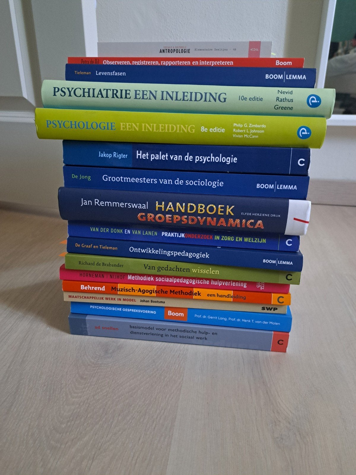 Boeken HBO Social Work leerjaar 1-4, Boeken, Ophalen, Alpha, Zo goed als nieuw, HBO