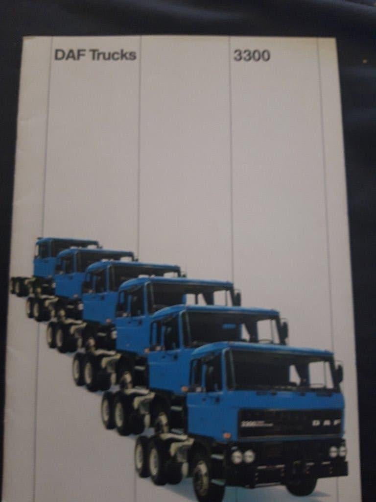 DAF 3300 folder ca 1978 NL, Ophalen of Verzenden, Zo goed als nieuw, Overige merken, DAF Trucks