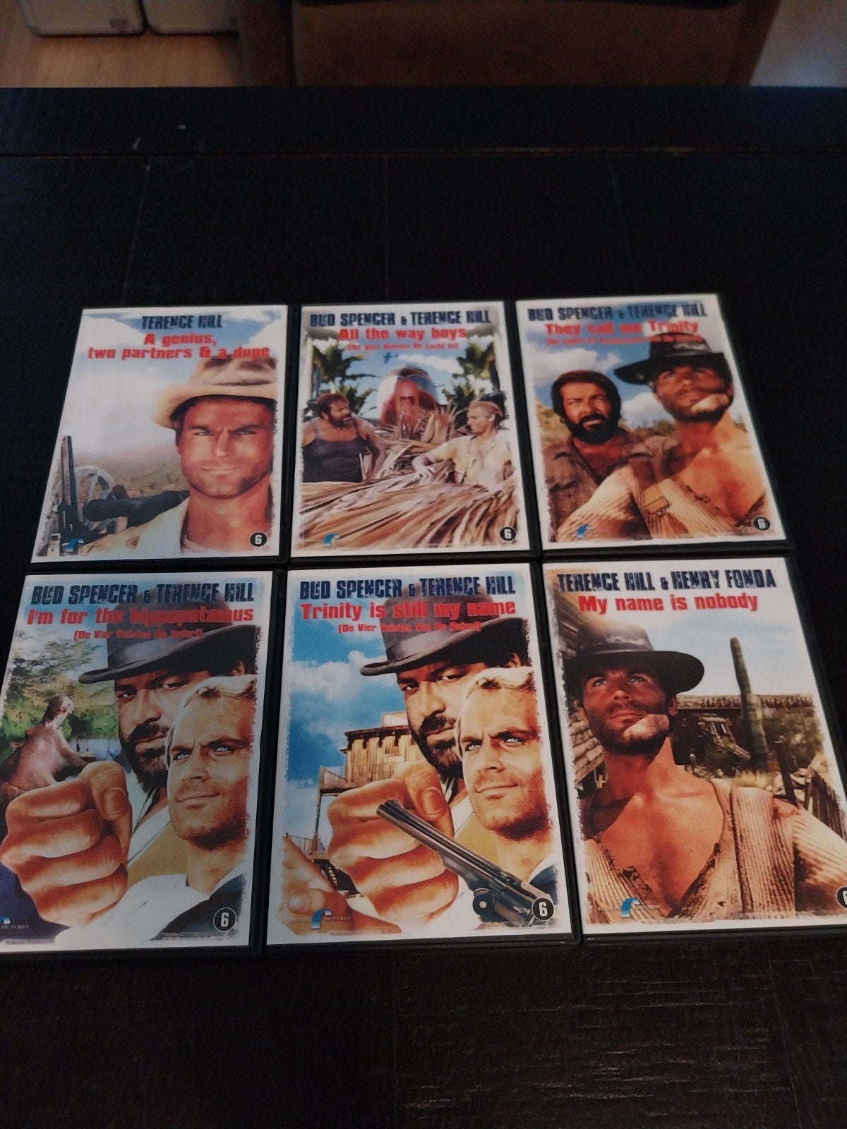 Bud Spencer & Terence Hill Collector's Box - 6 DVD's, Cd's en Dvd's, Actiekomedie, Ophalen of Verzenden, Zo goed als nieuw, Vanaf 6 jaar