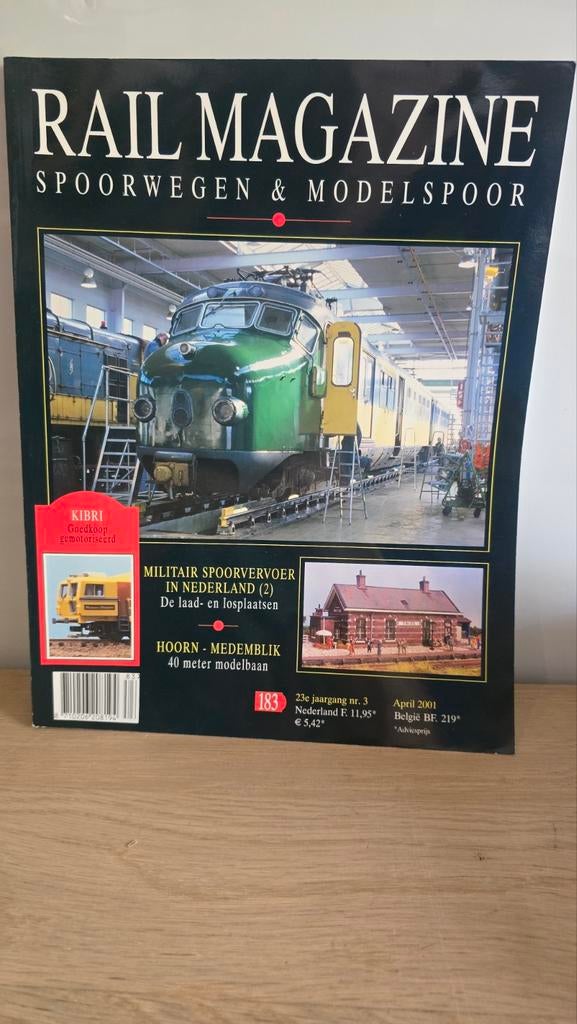 Rail Magazine Spoorwegen & Modelspoor - April 2001, Verzamelen, Ophalen of Verzenden