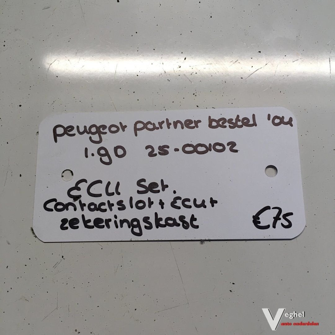 Peugeot Partner bestel 1.9D 2004 2500102    Contactslot met, Auto-onderdelen, Gebruikt, -, -, Ophalen of Verzenden