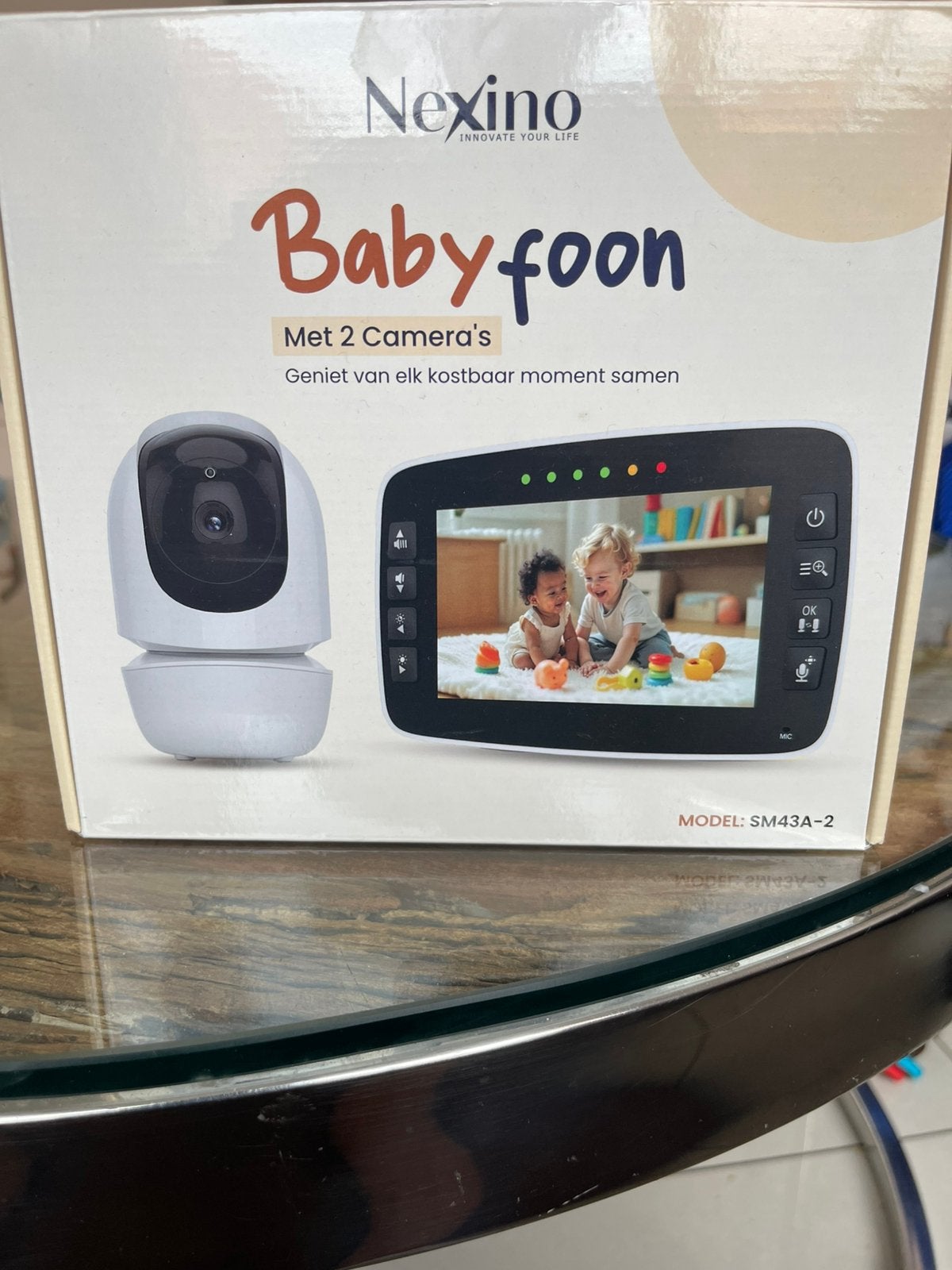 Nexino babyfoon 2X camera’s, Ophalen of Verzenden, Nieuw