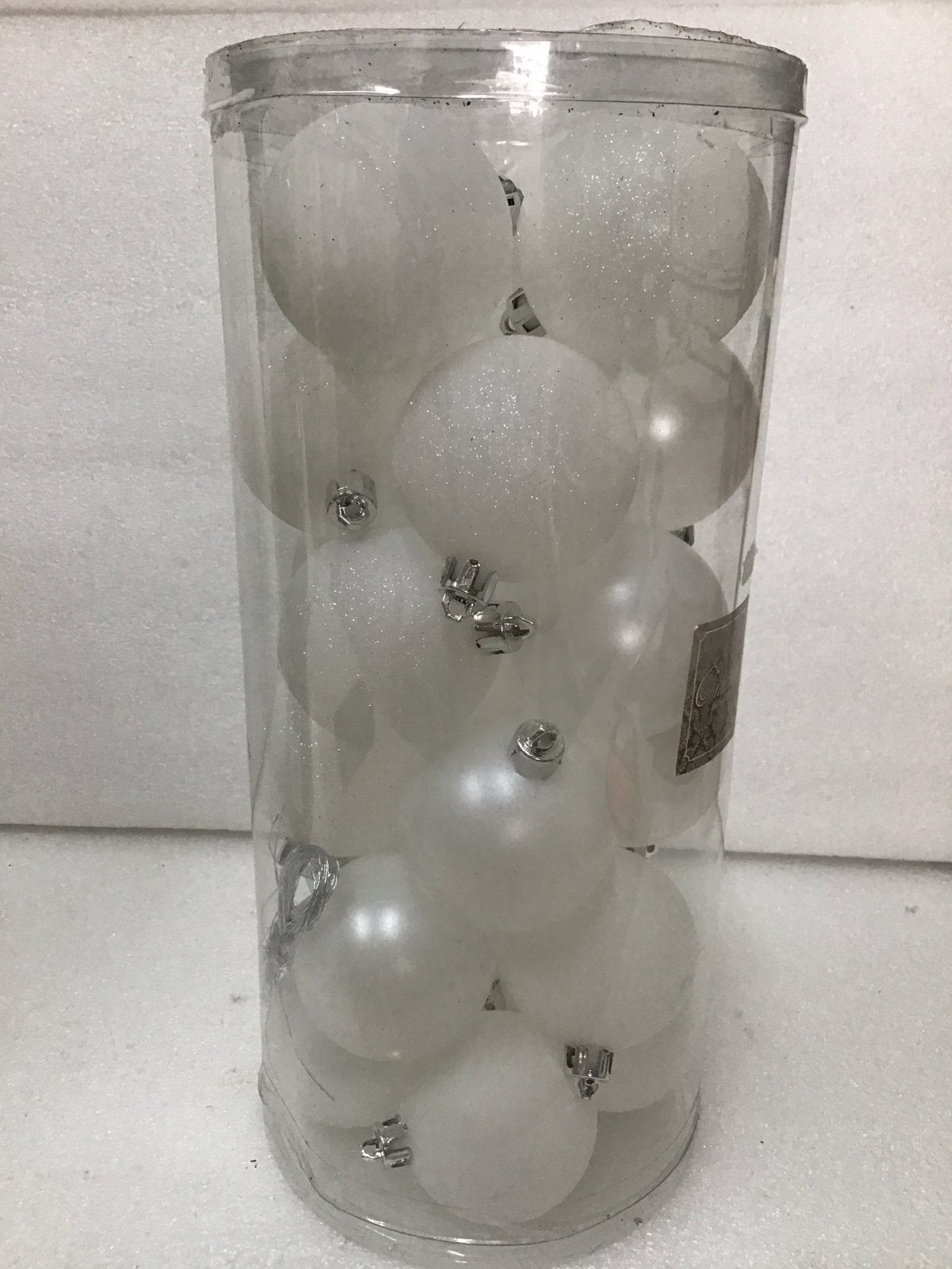 Mix witte kerstballen, Diversen, Kerst, Ophalen of Verzenden, Nieuw
