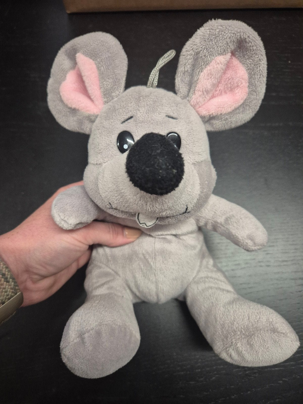Schattige grijze muis knuffel - Zo goed als nieuw, Muis, Overige merken, Overige karakters, Grijs