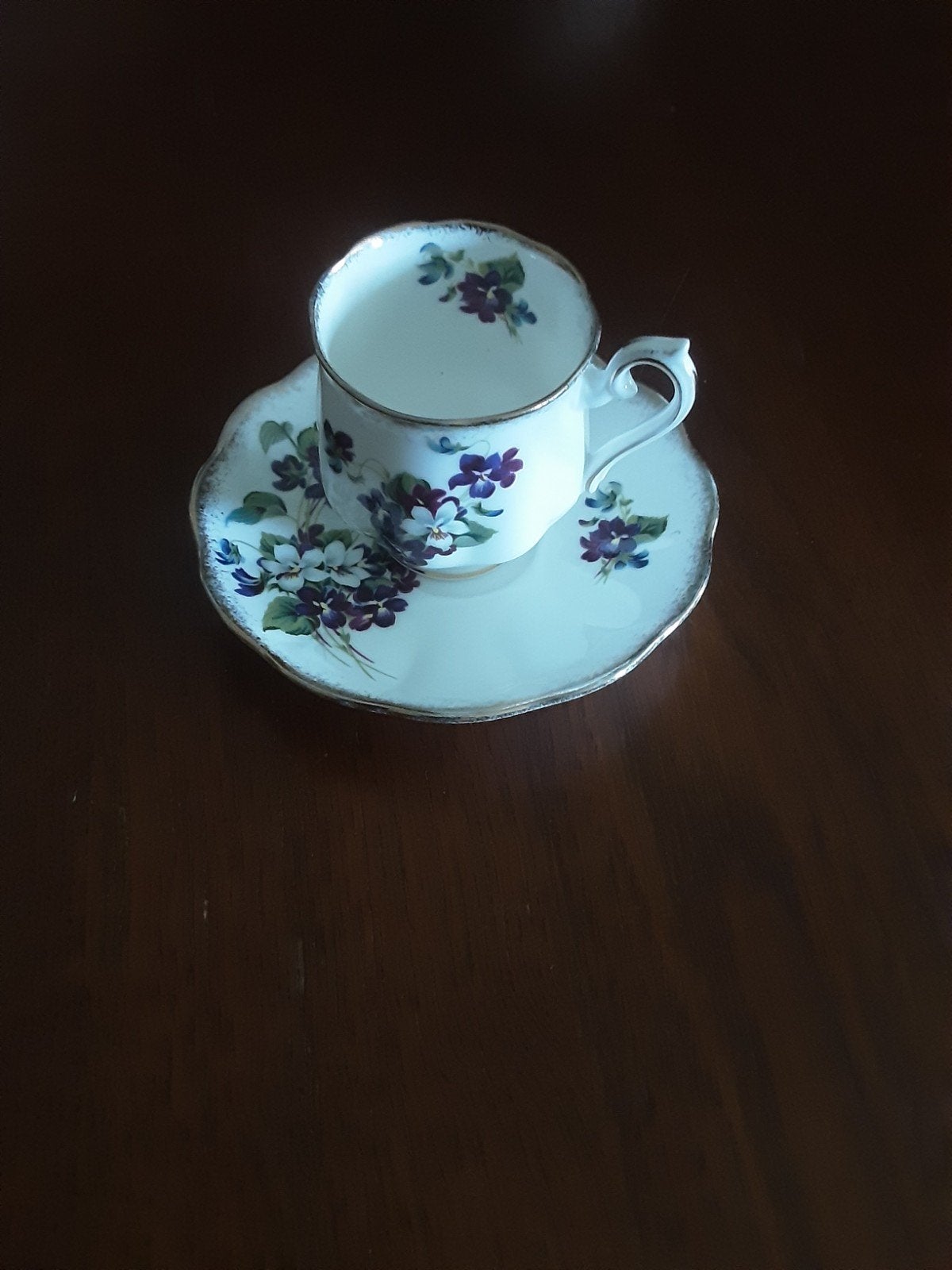 Royal Albert mokka kop en schotel zie omschrijving, Antiek en Kunst, Ophalen of Verzenden