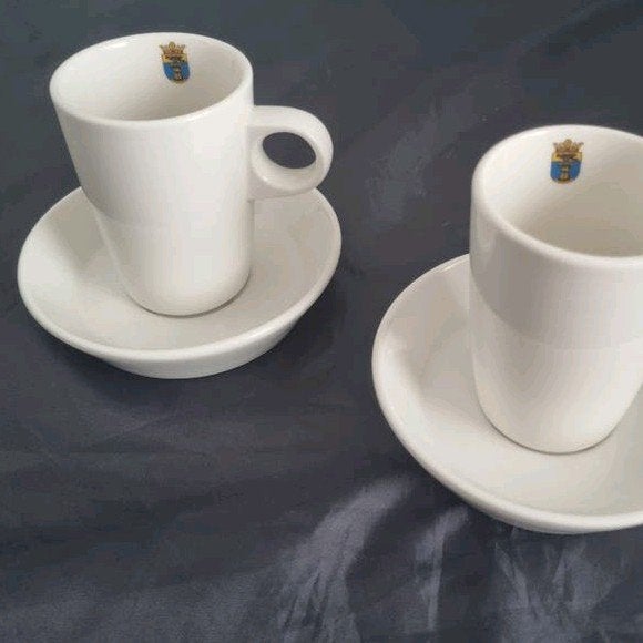 Mosa kop en schotel, design Björn Edström, Vlagtwedde wapen, Ophalen of Verzenden