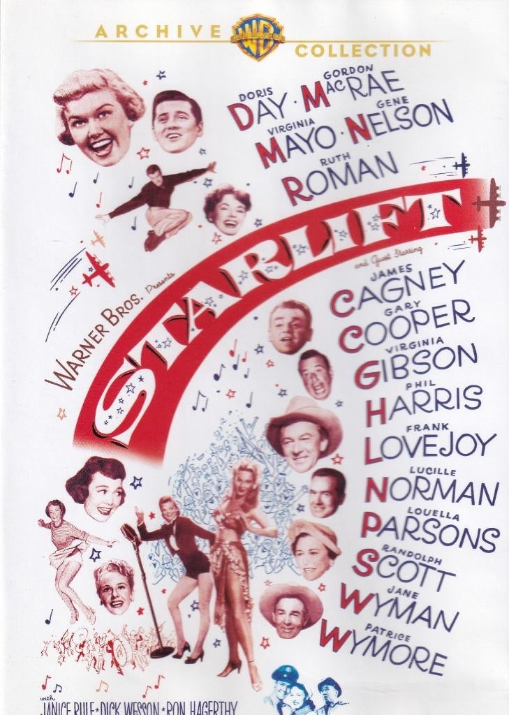 Te koop dvd starlift (doris day), Alle leeftijden, Ophalen of Verzenden, 1940 tot 1960, Actie en Avontuur