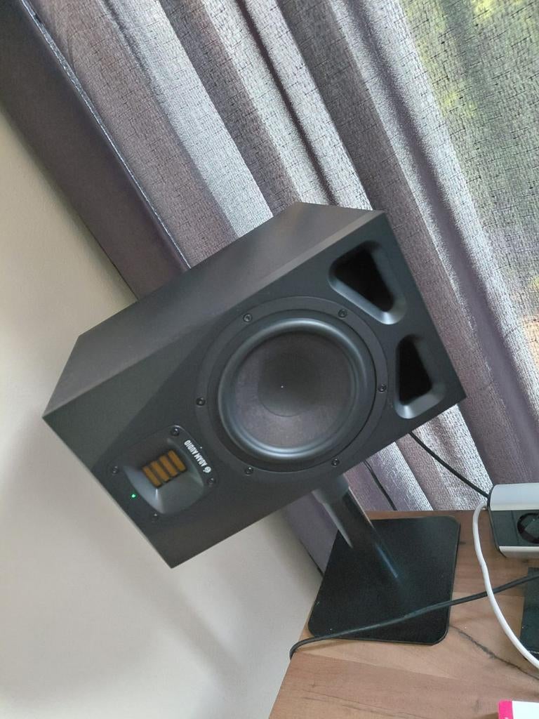 Adam monoitor speakerset adam a7v, Audio, Tv en Foto, Luidsprekers, Ophalen of Verzenden, 120 watt of meer, Front, Rear of Stereo speakers