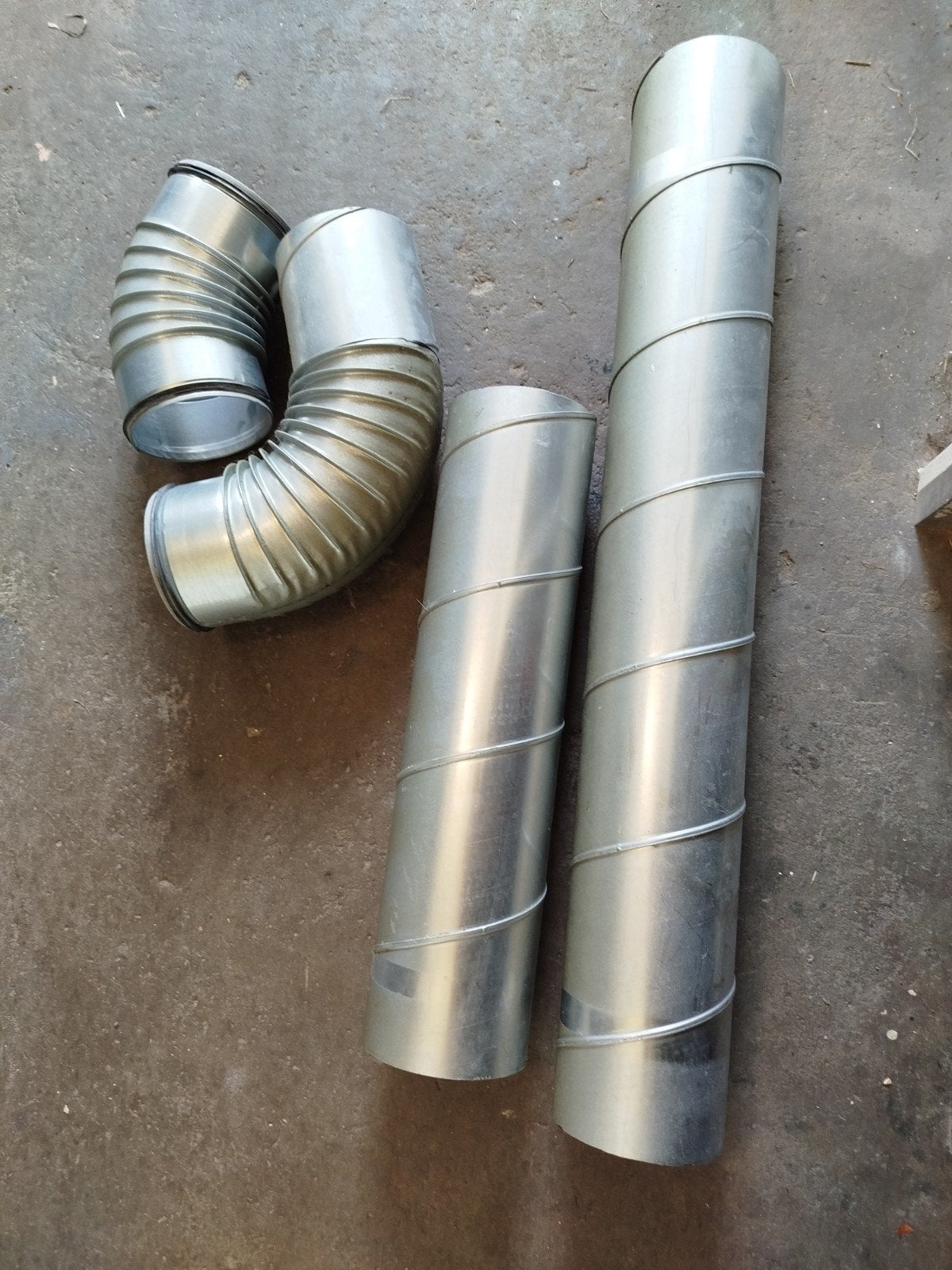 Metalen ventilatiebuizen en bochten, Ophalen, Gebruikt, Ventilator
