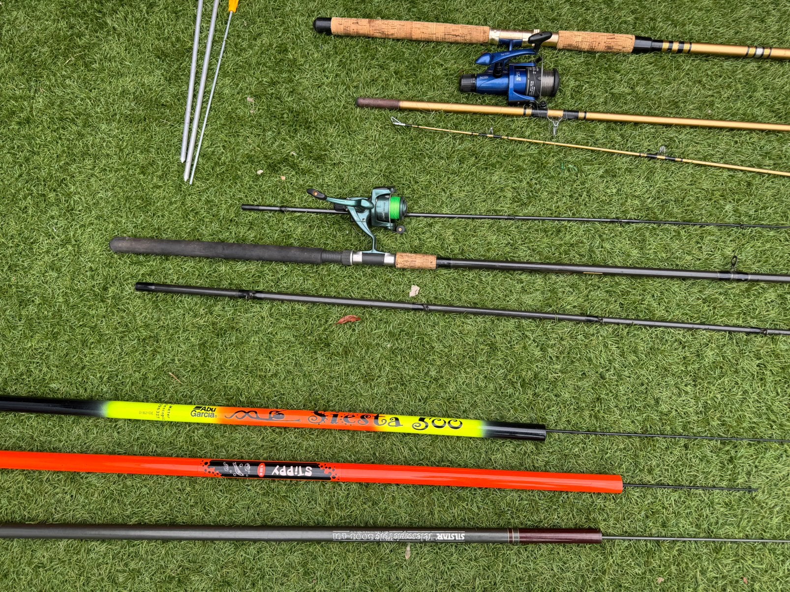 Complete hengel set, Watersport en Boten, Hengelsport | Algemeen, Ophalen, Gebruikt, Complete hengel