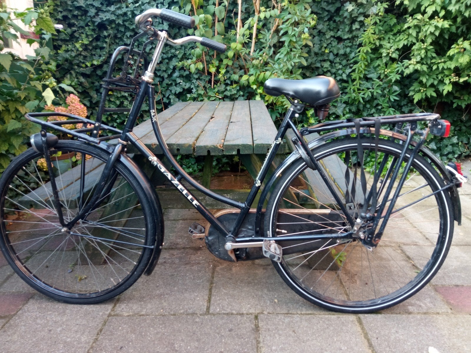 Gazelle transportfiets met voordrager en terugtraprem, Ophalen, Gebruikt, Terugtraprem, Gazelle